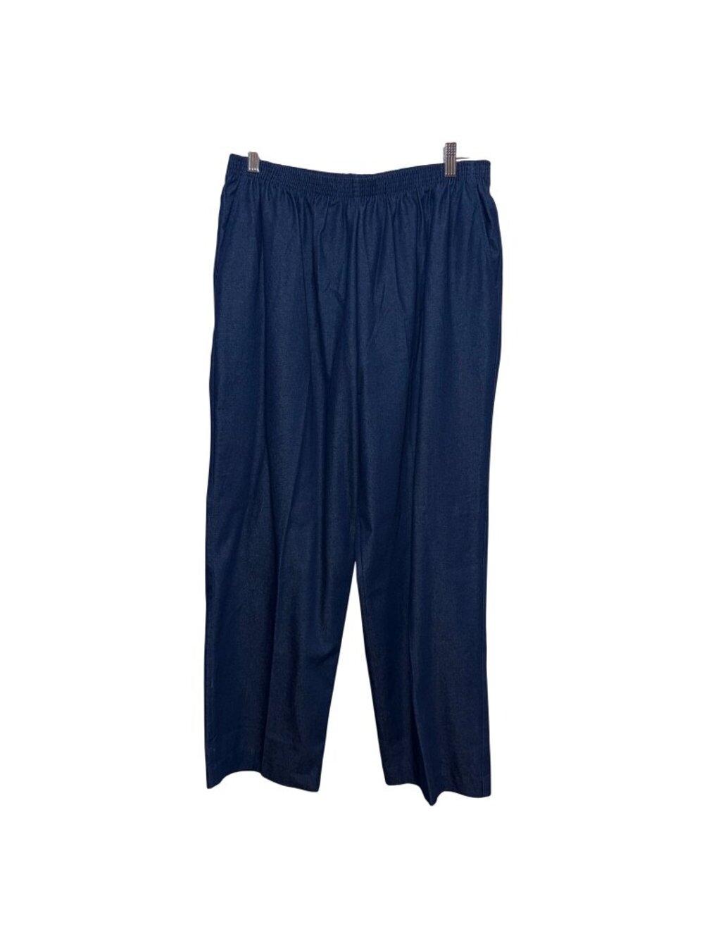NWT Alfred Dunner Petite 18P Denim Stretch Elastic Waist Pants